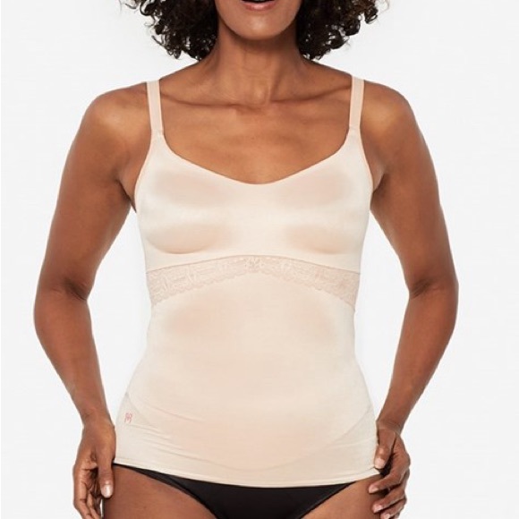 Ruby Ribbon Nude Cami - Picture 1 of 7